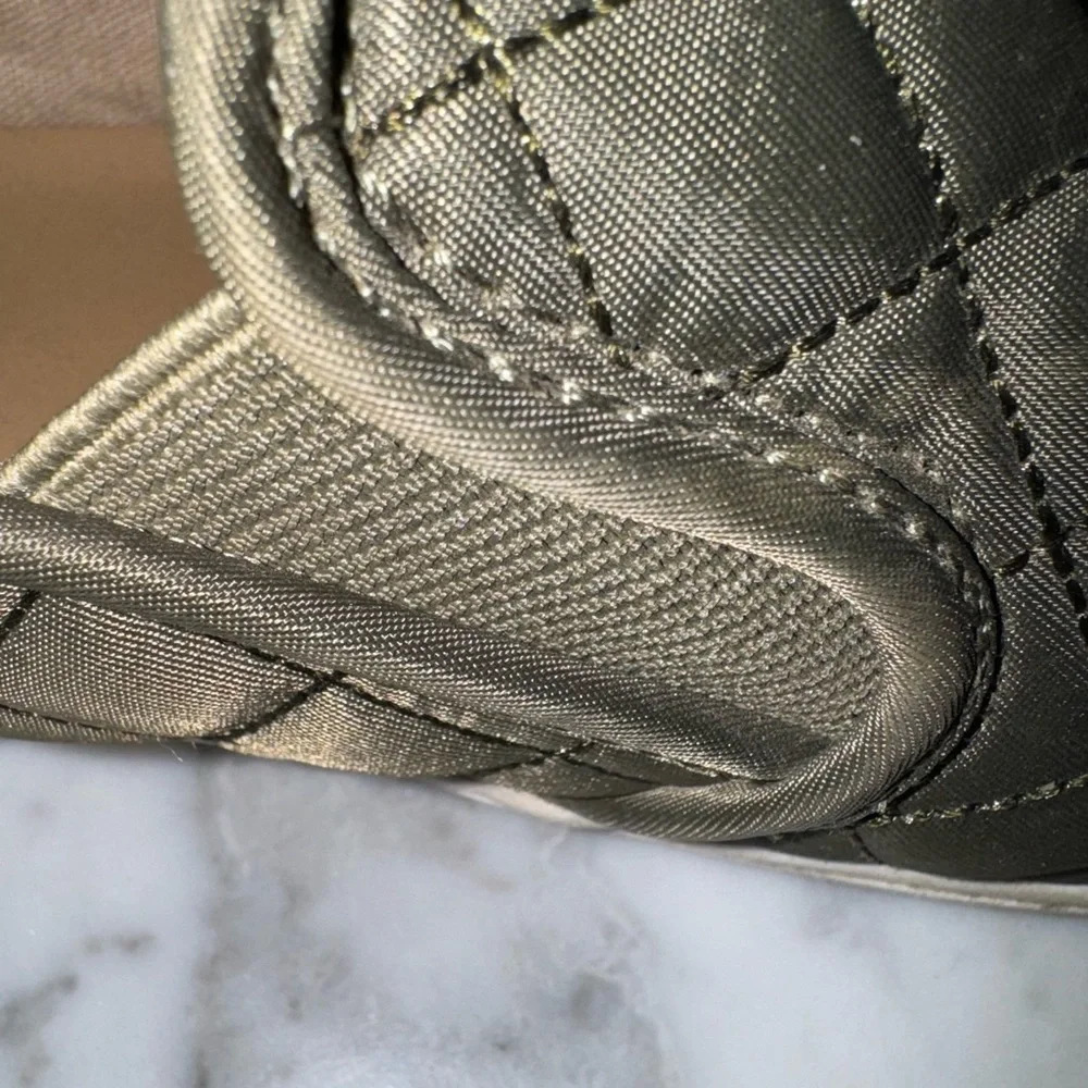 Mossimo Supply Co quilted slip on Shoes Olive color - Picture 3 of 4